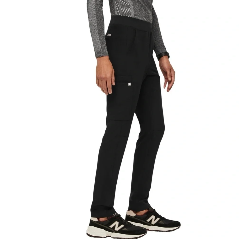 FIGS Axim Technical Cargo Scrub Pants, Black, Size S, NWOT